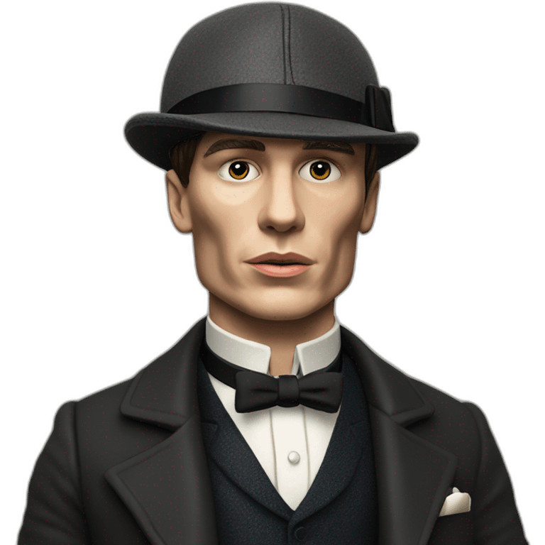 Tommy shelby peaky blinders drinking whisky realistic emoji