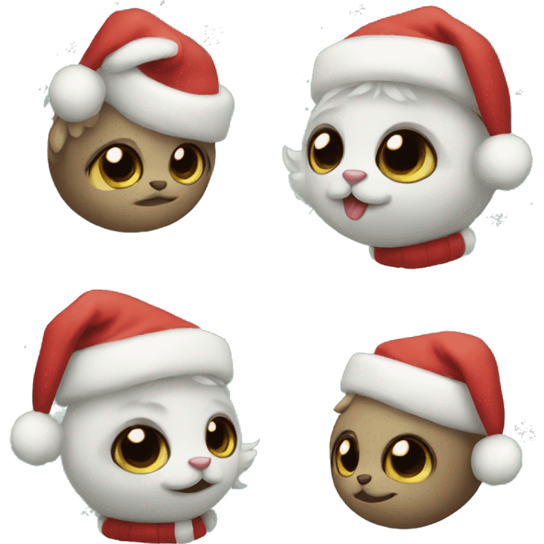 cute christmas creature emoji