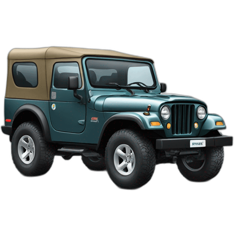 Mahindra thar emoji