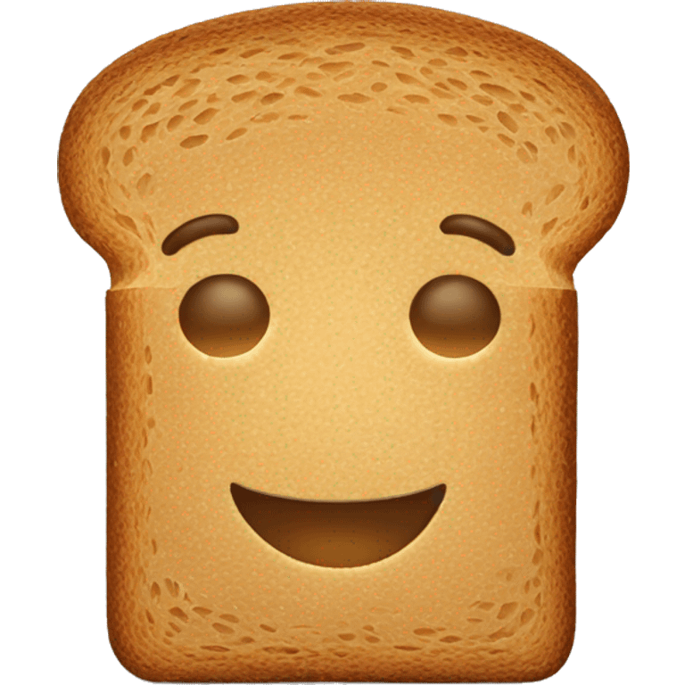 whole grain bread dark emoji