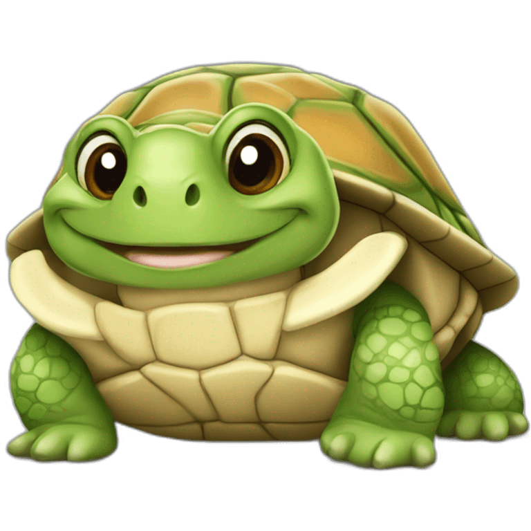 Tortues qui mange emoji