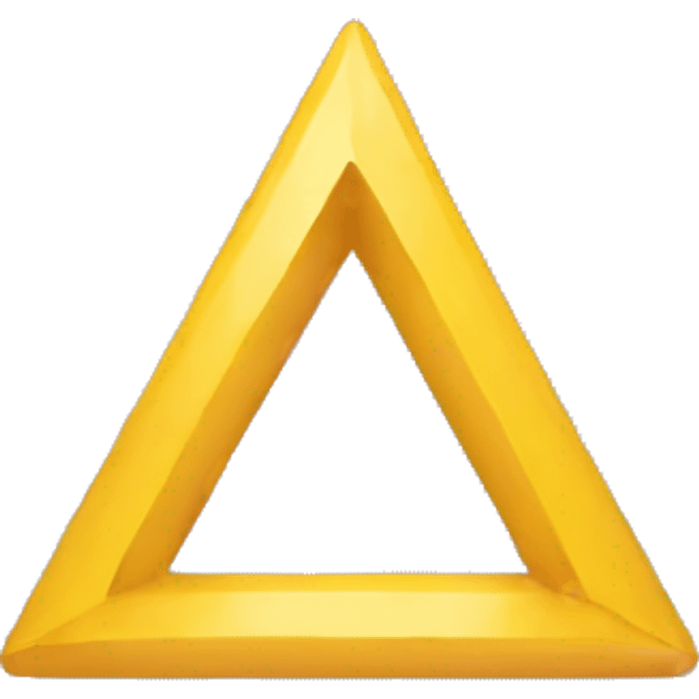 Yellow upside down triangle emoji