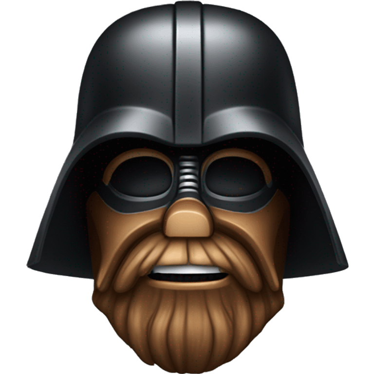 Darth Vader with beard and a "Z" on its helm emoji