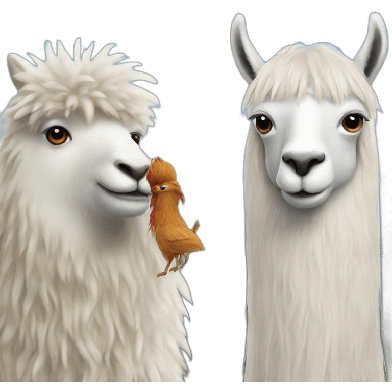 clipper meets lama emoji