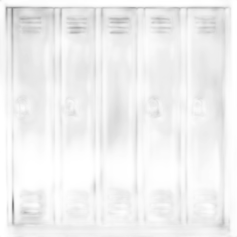 Black and White locker emoji