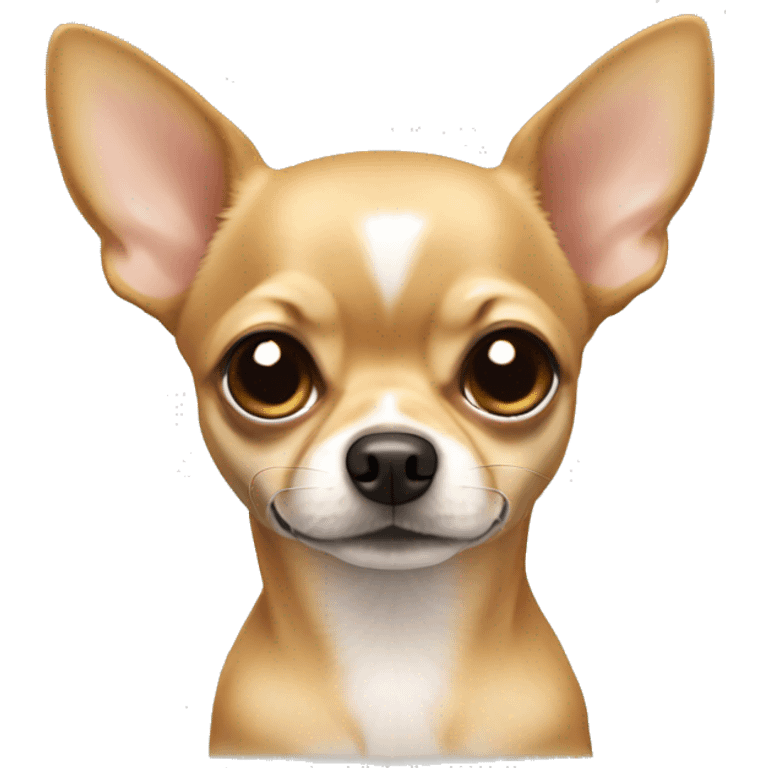 Tan Applehead chihuahua emoji