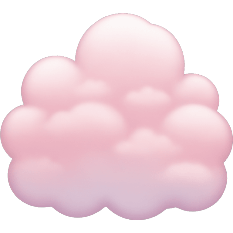 pastel pink cloud emoji