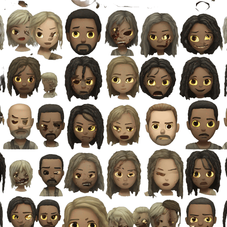 The walking dead  emoji