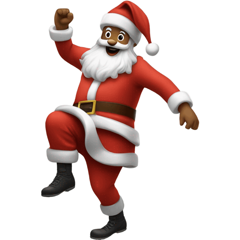 Dancing Santa  emoji