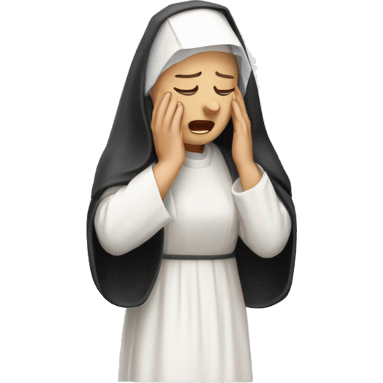 nun facepalming emoji