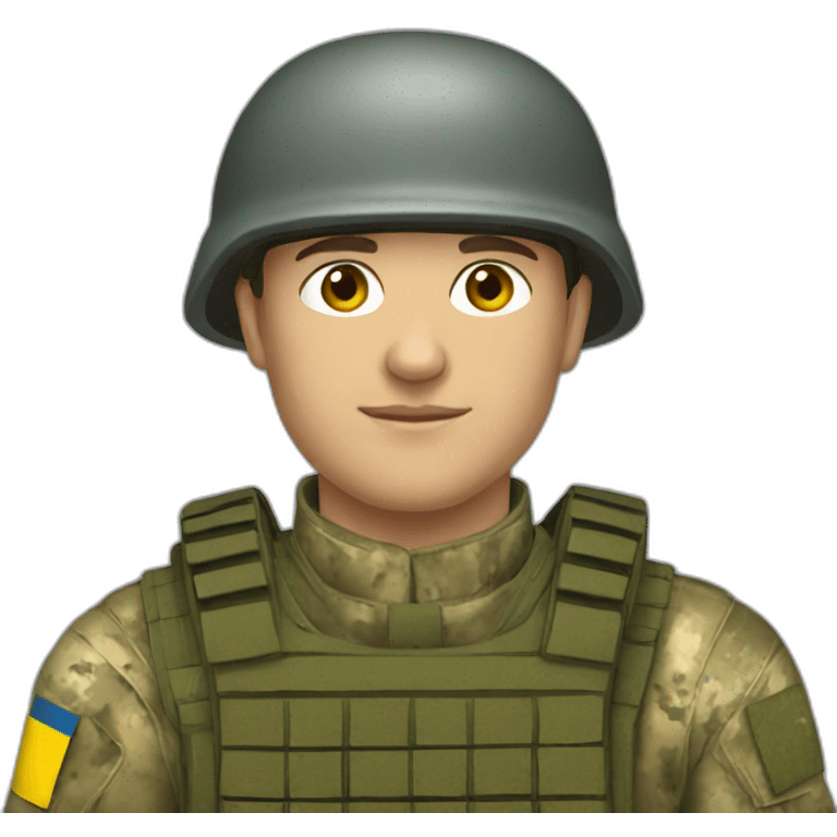 Ukrainian soldier emoji