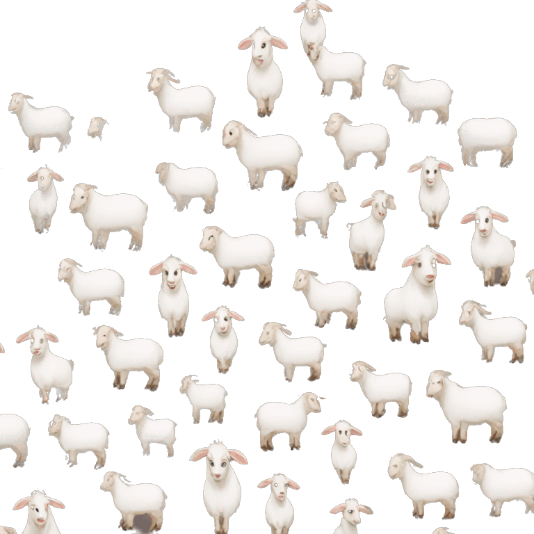 lots of goats emoji