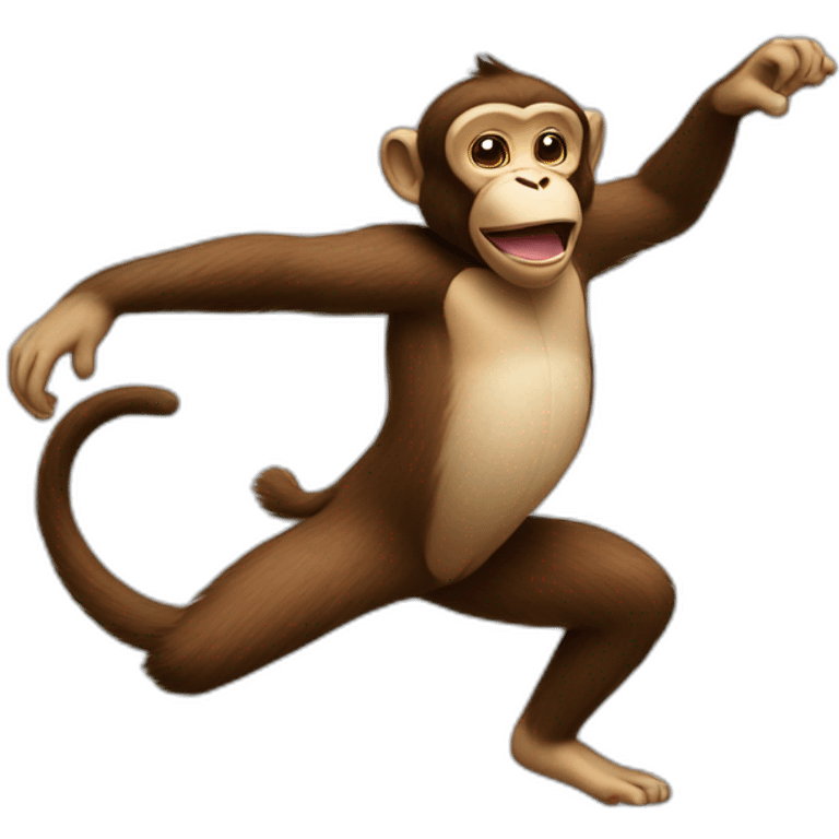 Dancing monkey  emoji