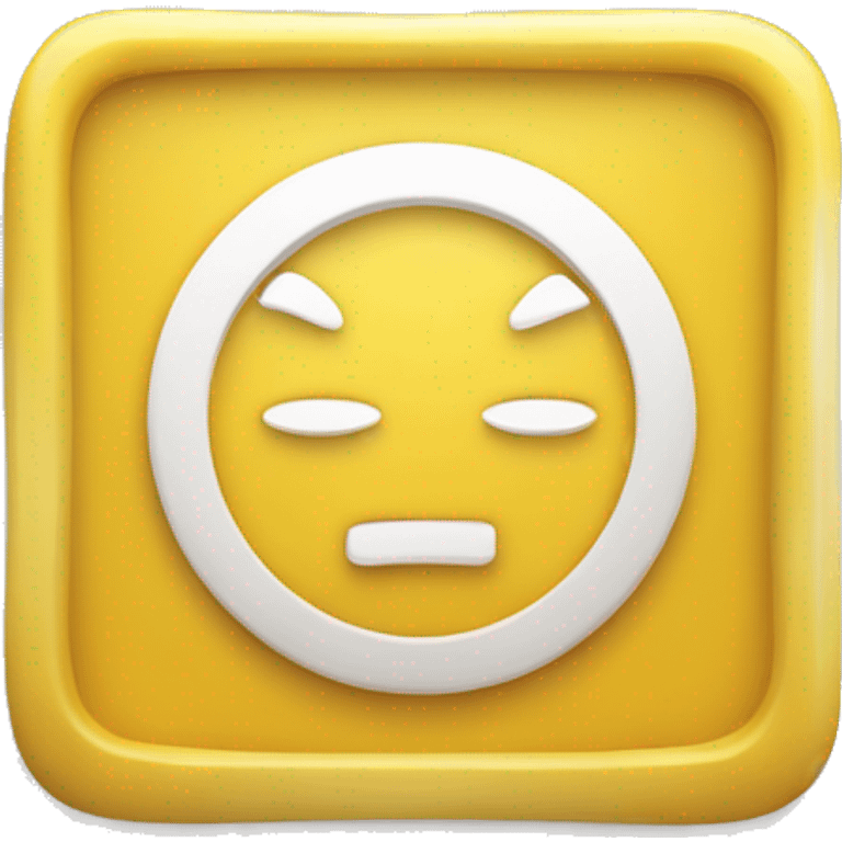 emoji with a white check mark ✓ inside a yellow rounded square like this one ✅ emoji