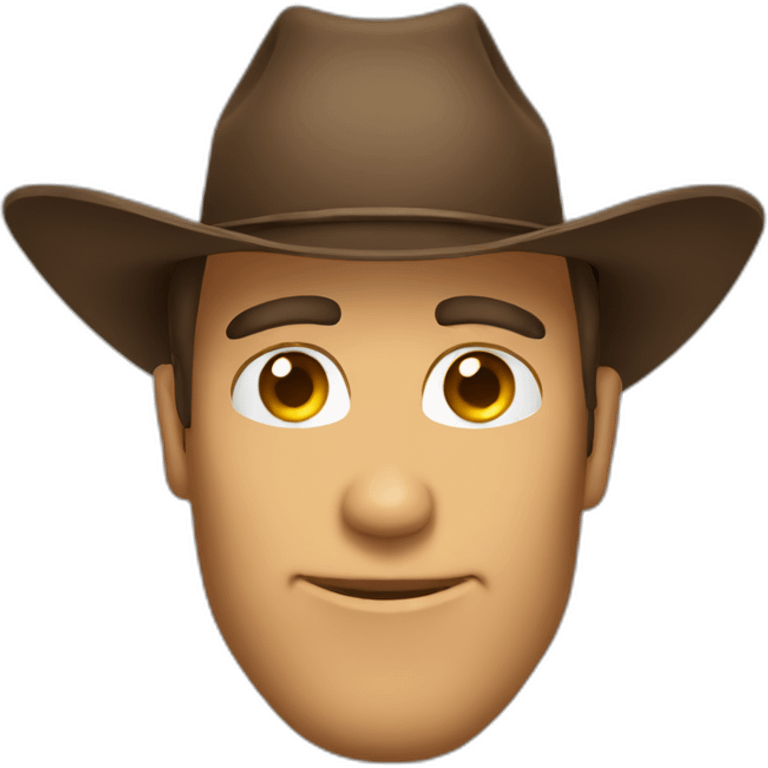 Cowboy hat eyes emoji