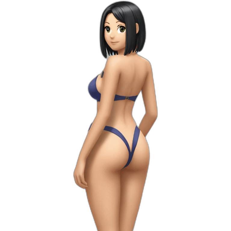 nico robin full body pawg tiny swimsuit back focus emoji