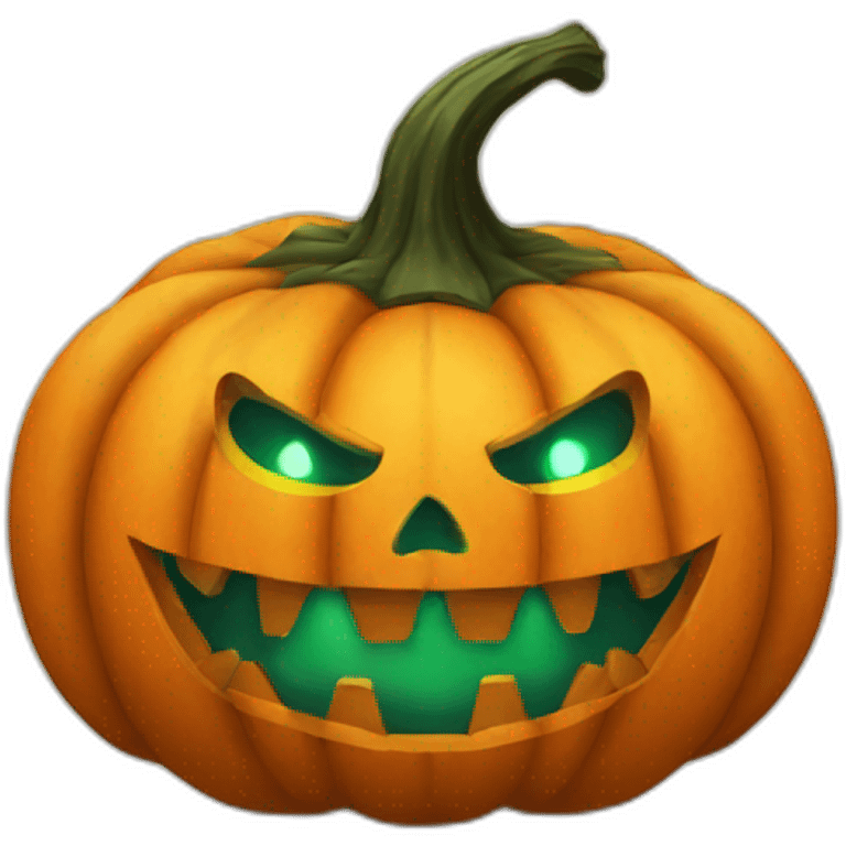 halloween scary pumpkin emoji