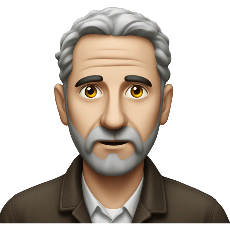 Jewish man photorealistic serious emoji