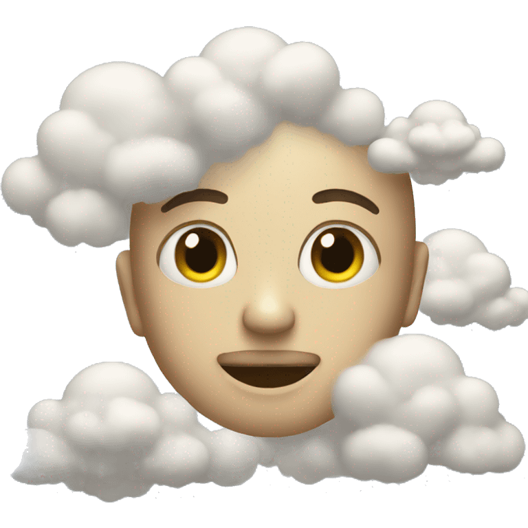 art with clouds emoji