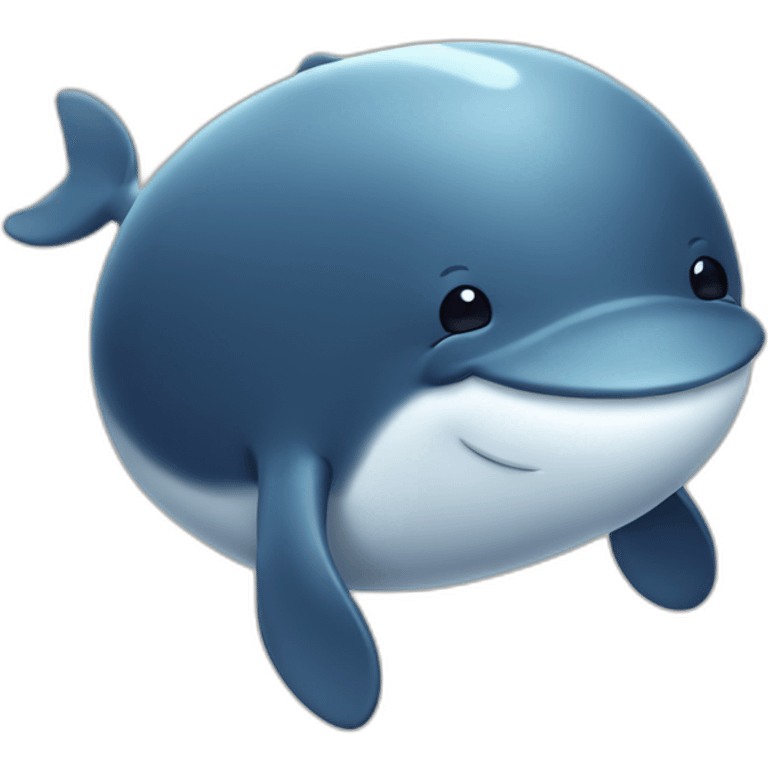 Cute little Whale  emoji