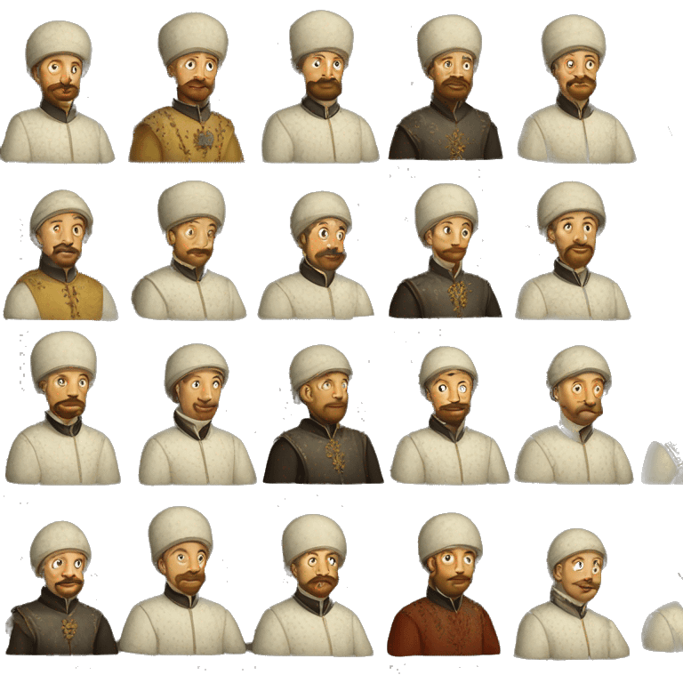 16th century russian men emoji