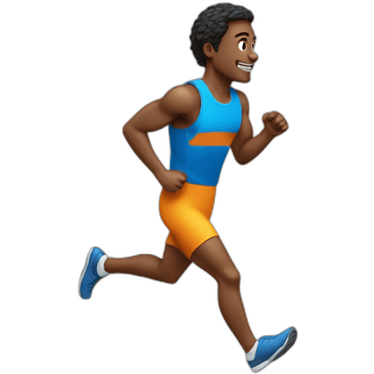 running guy looking back emoji