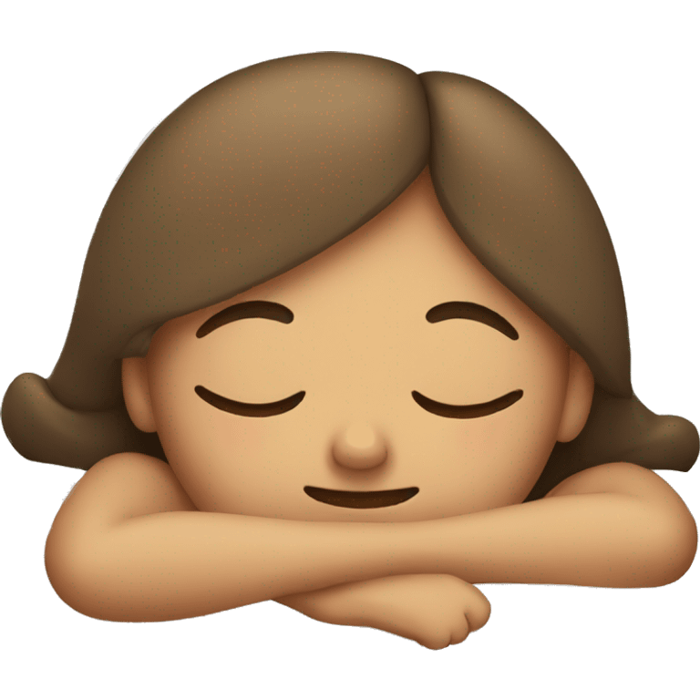 Sleeping girl emoji