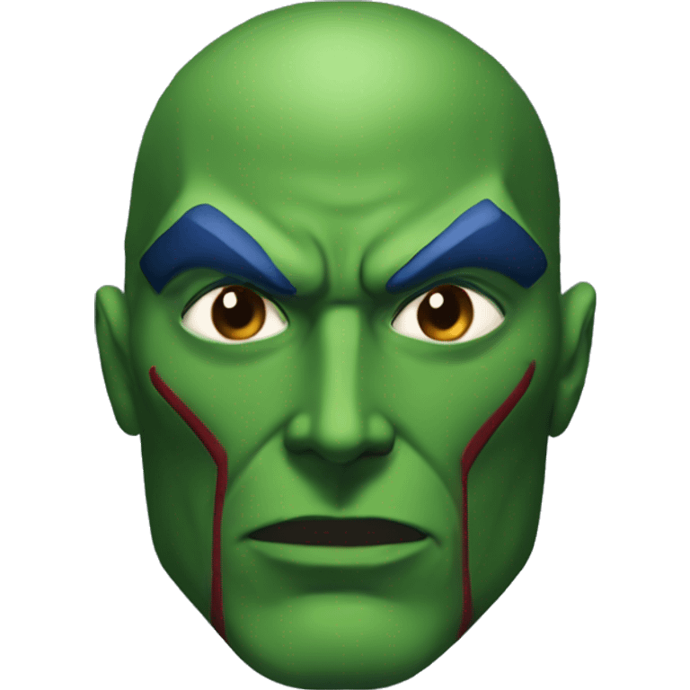 martian manhunter only face  emoji