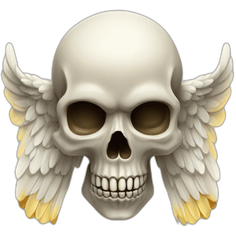 angel cross skull emoji