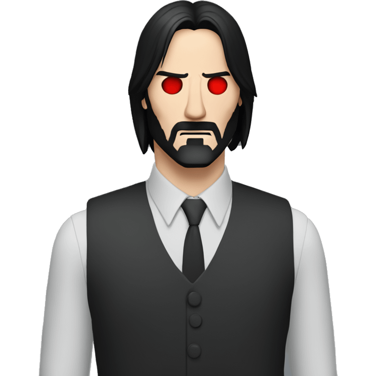 John wick reloading red eyes emoji