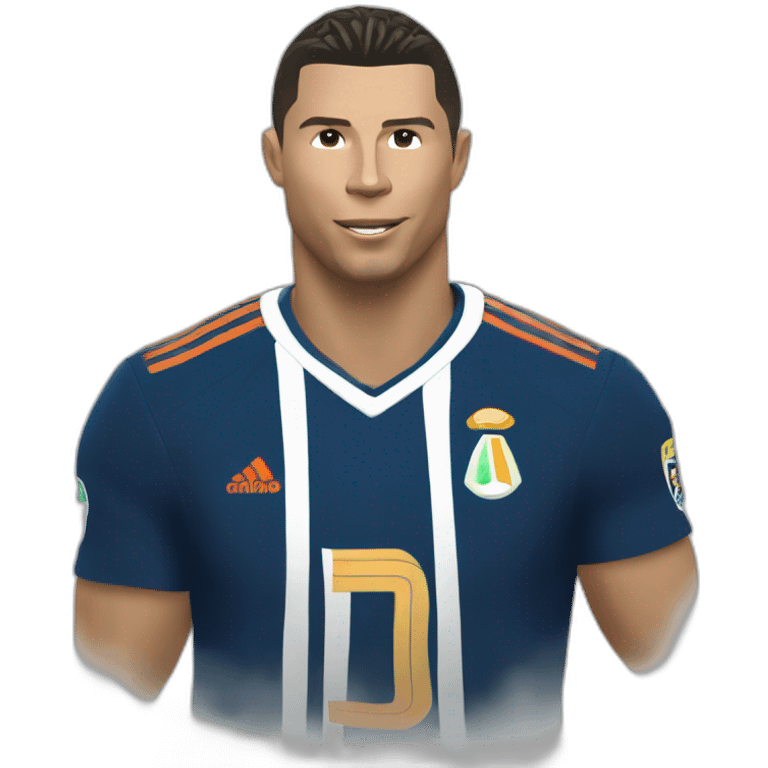 Ronaldo qui chante avec offset emoji