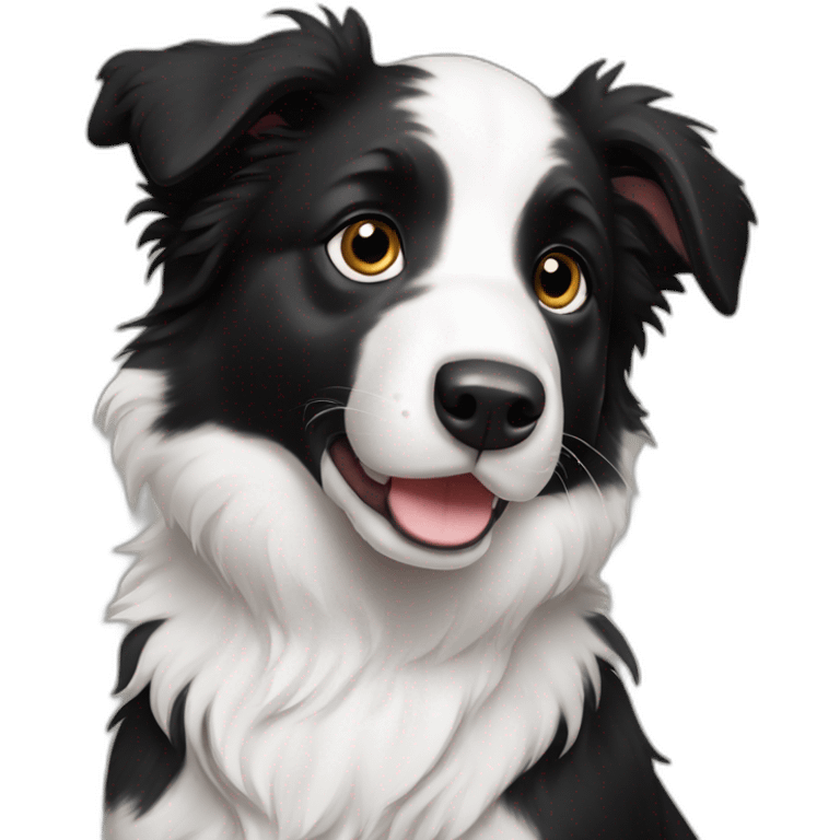 border collie puppy emoji