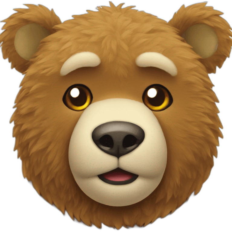 Peluche de oso emoji