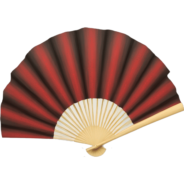 Hand fan emoji