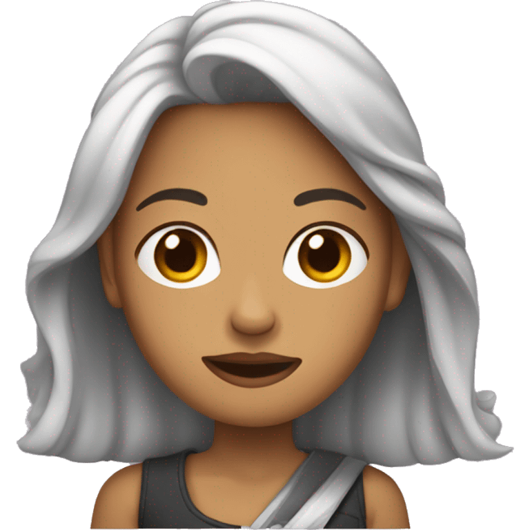 Femme qui crie emoji