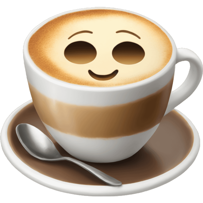 cappuccino in a cup emoji