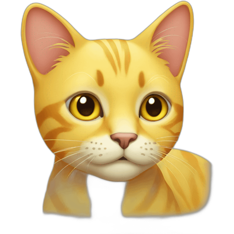 Yellow cat emoji