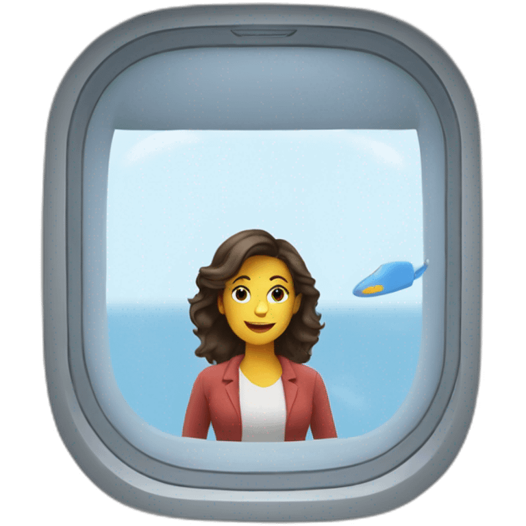 woman-in-a-plane-window emoji