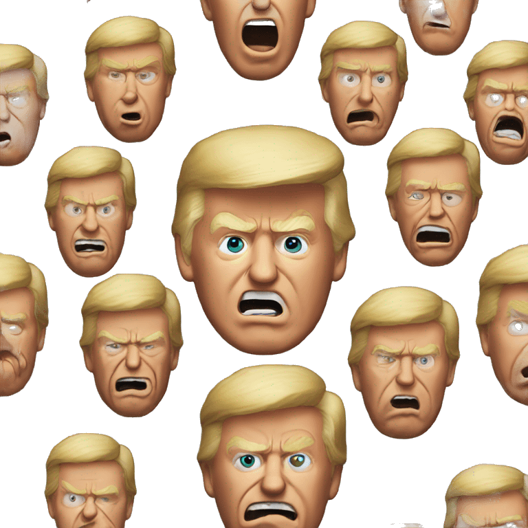 Trump mad  emoji