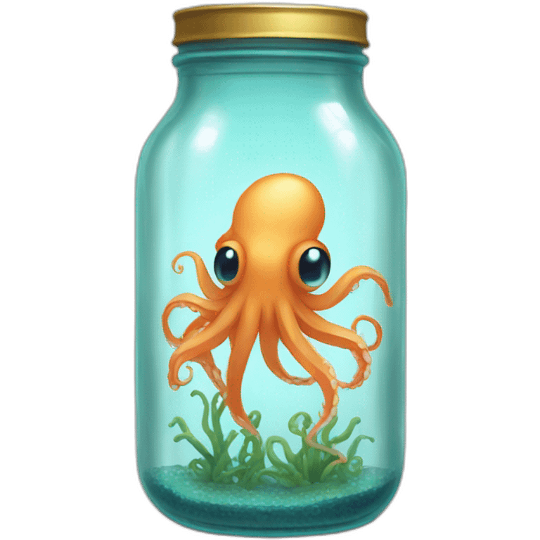 Squid in a jar emoji