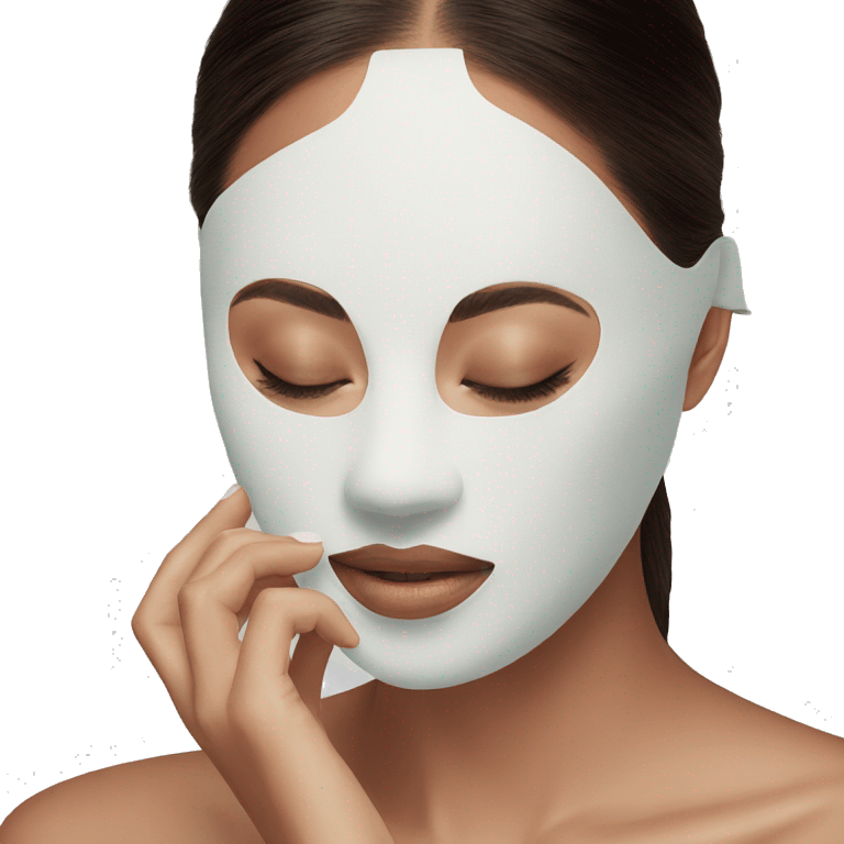 face mask skincare emoji