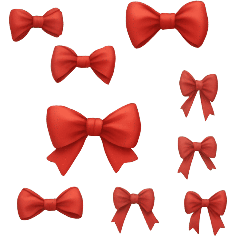 Red bow emoji