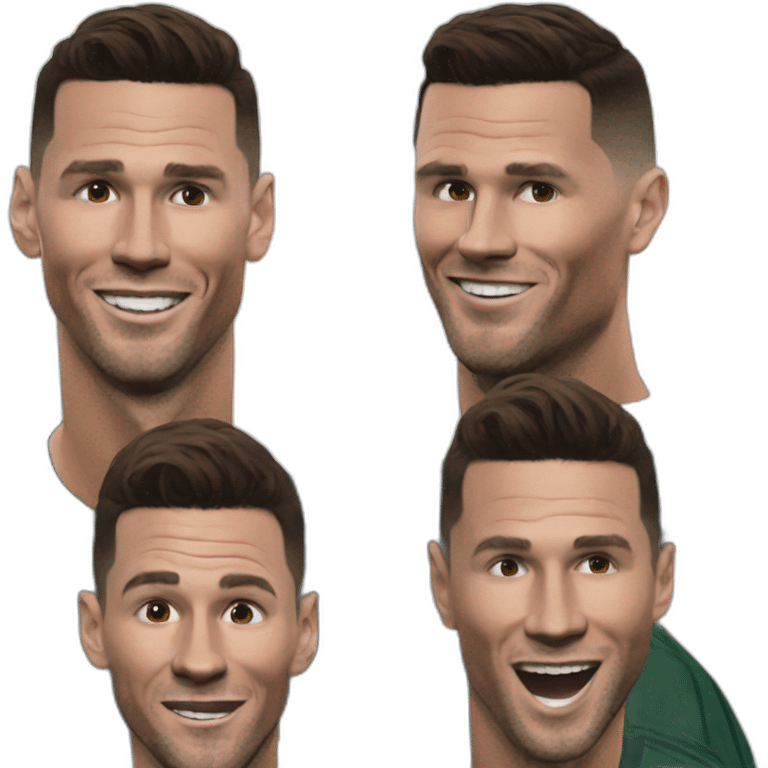 Ronaldo mange Messi emoji