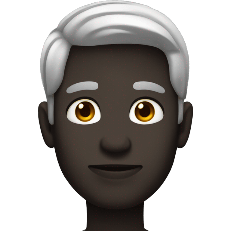 discord slight smile with black skin tone emoji