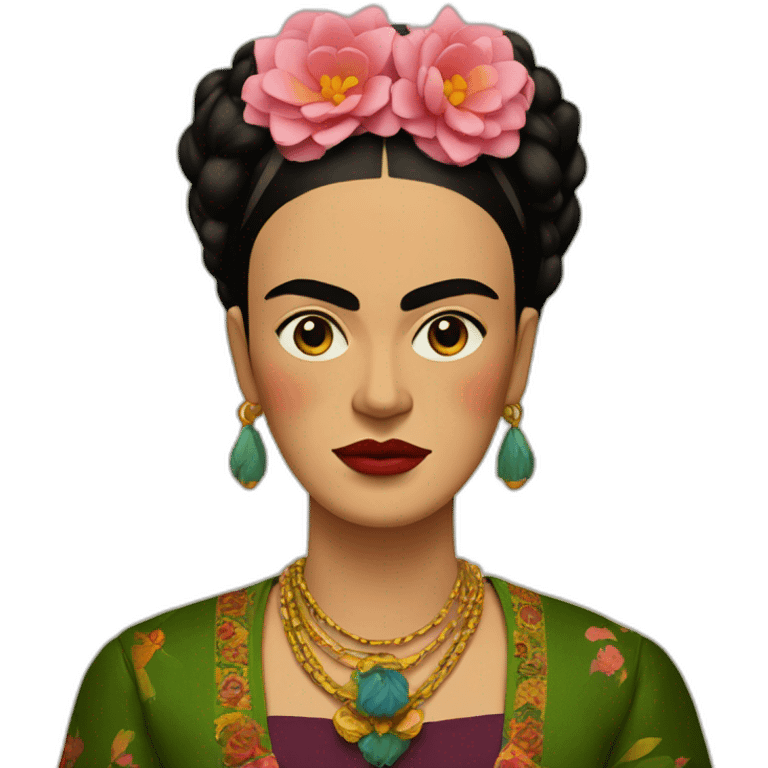 frida kahlo bigouden emoji