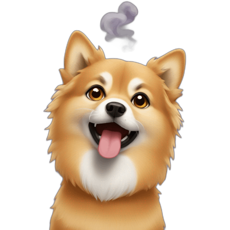 Spitz smokes emoji