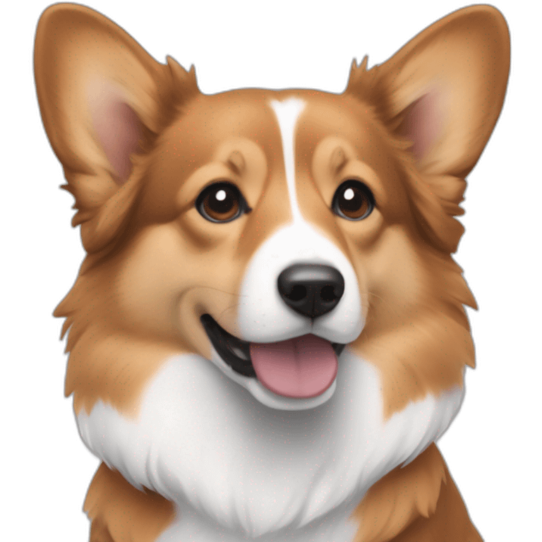 girl with long brown hair a 2024 gray jeep a tri colored corgi and 2 red and white corgis emoji