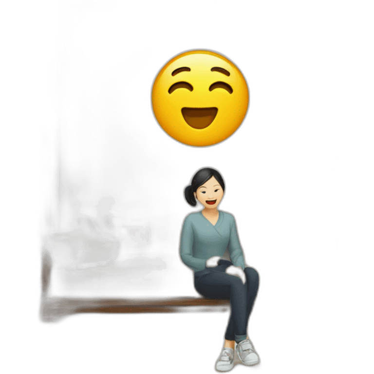 Chinois dans une villa  emoji