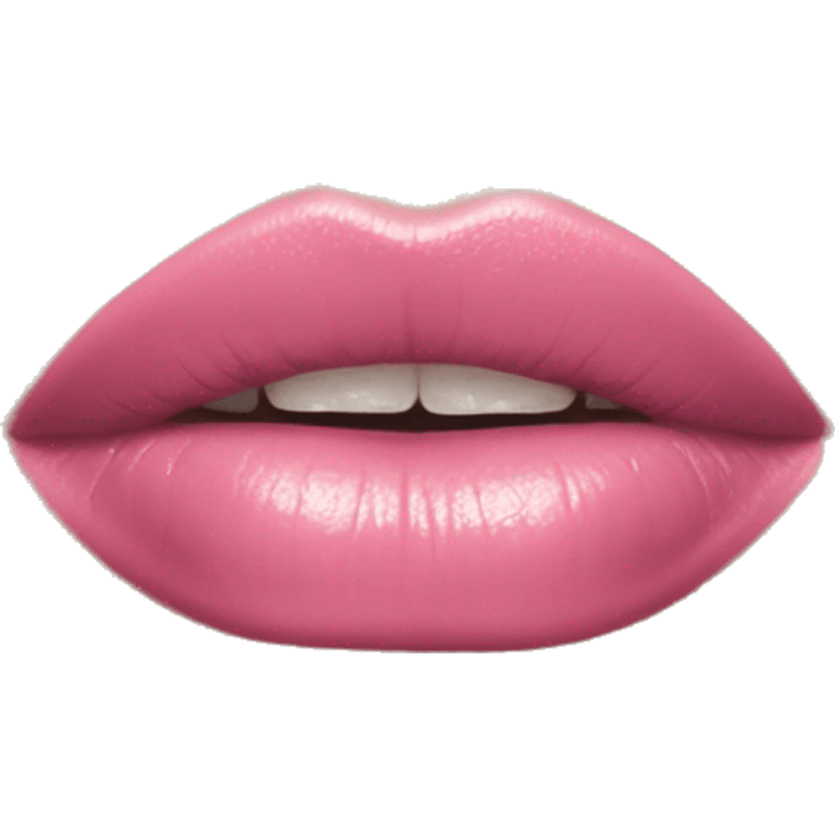 Dior Pink lip gloss emoji