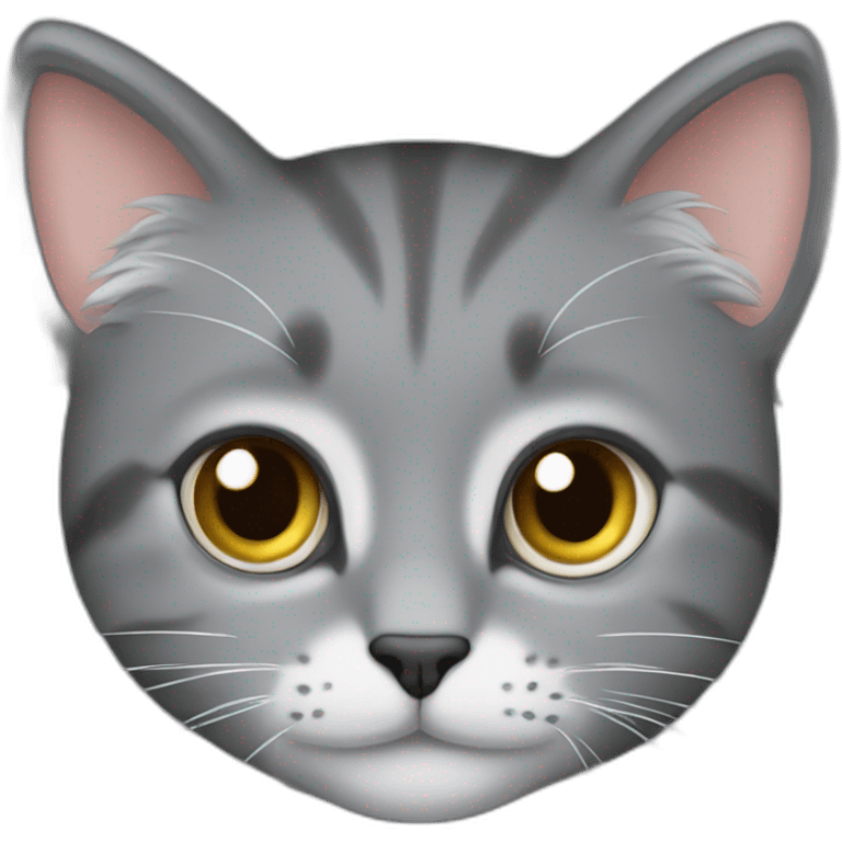 cute grey cat like matthew mcconaughey emoji